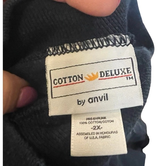 Harley-Davidson 2000's 2XL Long Sleeve Flame Shirt Mock Neck 100% Cotton RN38619 - Picture 4 of 7